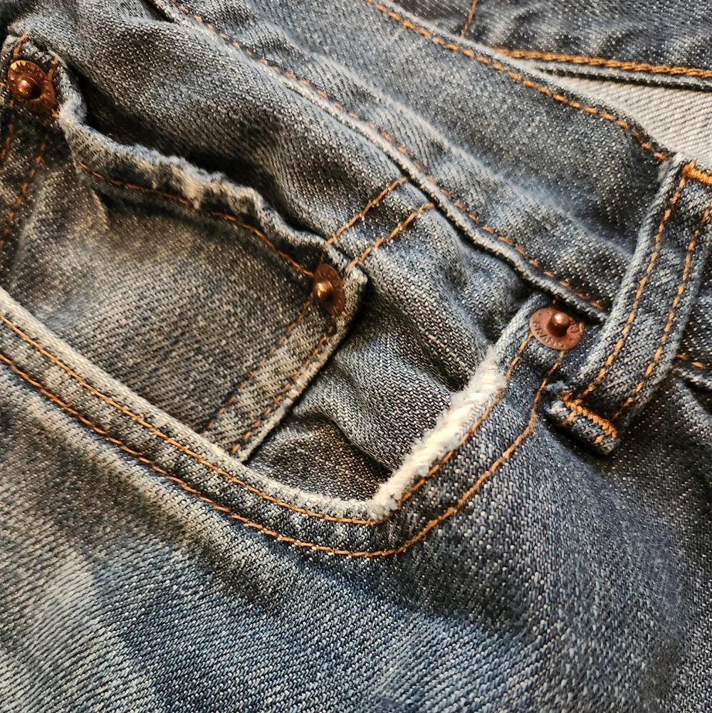 Lucky Brand 181 Relaxed Straight Mid-rise Men's Blue Jeans - Size 38x32 - Picture 3 of 11